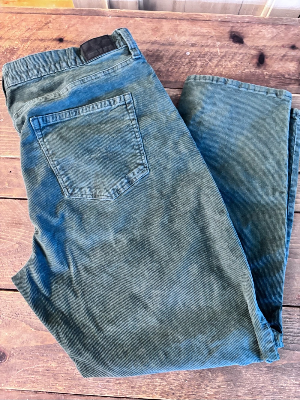 American Eagle Outfitters Men's Teal Corduroy Pants